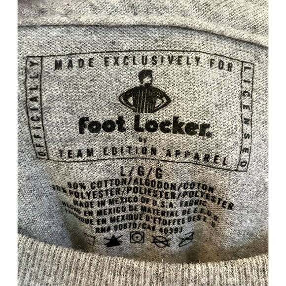 Foot Locker Mens Stanford University Trees Spellout T-Shirt Large Gray SP EXC - Picture 4 of 7